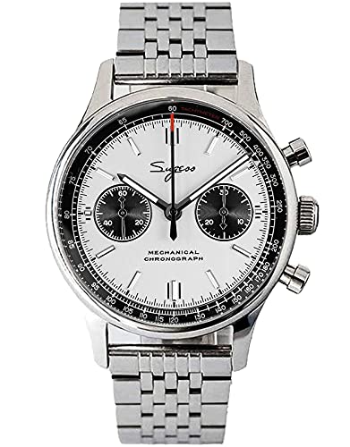 40 mm Stahl Panda Chrono Möwe ST1901 Uhrwerk Saphirglas 