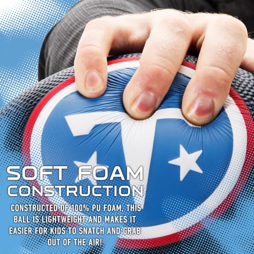 Image of Franklin Sports NFL Football - Kids Foam Football - Soft Junior Size 8.5 inch Ball with 3D Logos - Perfect for Gameday + Tailgates