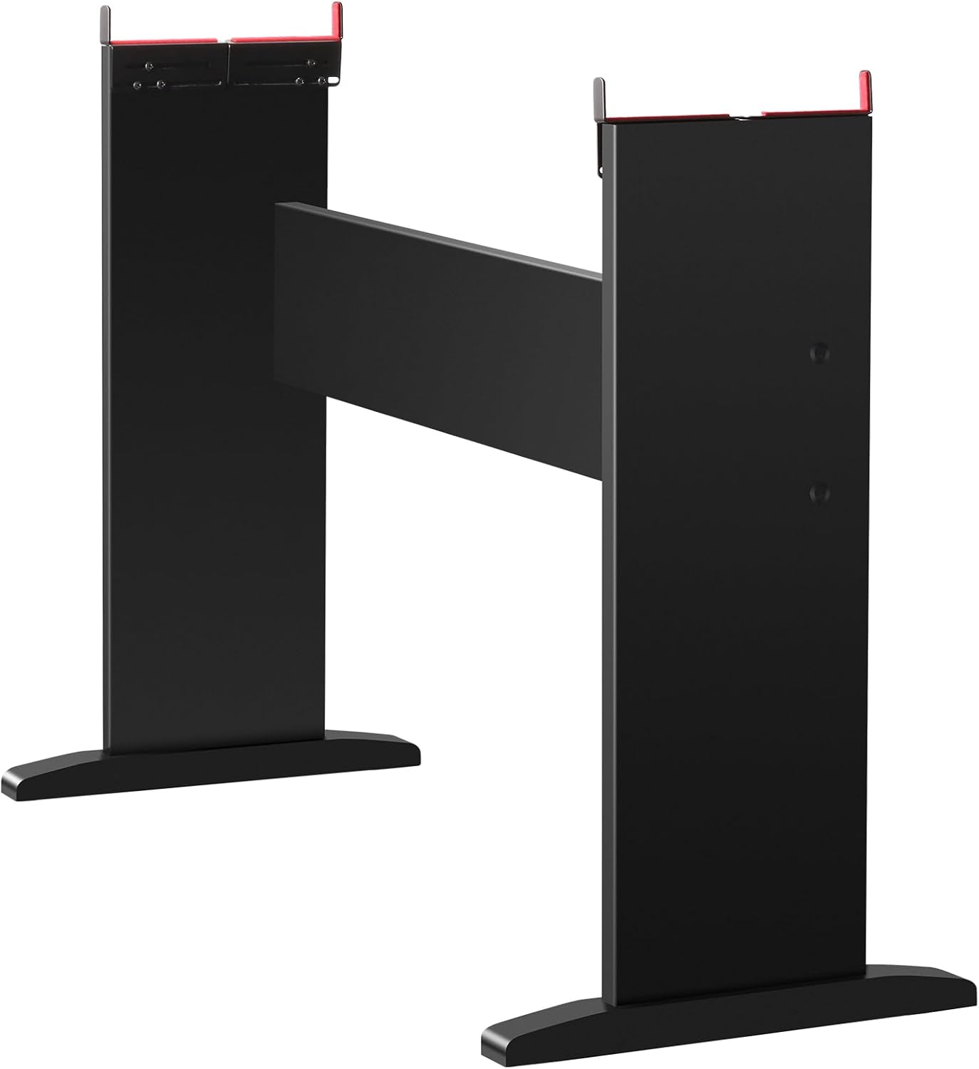 Adjustable Keyboard Stand Fit for Digital Piano Width from 8.4 to 12 Inches, Wooden Keyboard Stand Compatible for 76/88 Keys Piano, Black