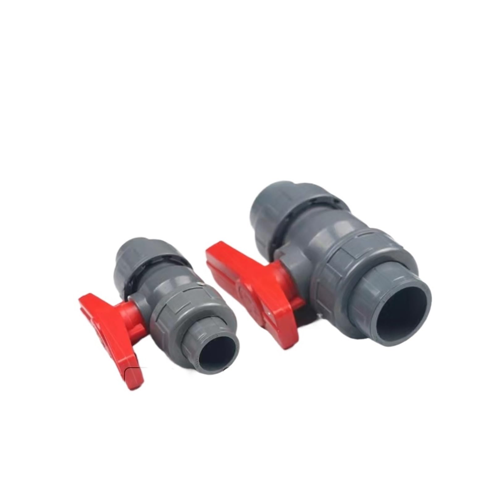 1 válvula de bola viva doble Pvc DN20, 25, 32, 40, 50, 63, 75, 90, 110 accesorios for tuberías agua(90mm)