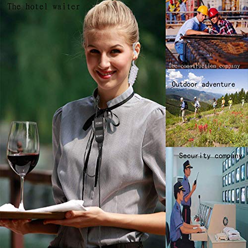 Two Way Radio Earpiece Noise Canceling Transparent Security Headphones Walkie Talkie Earphone With Ptt/Vox – Pair #TOP7