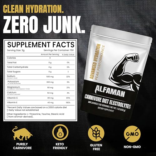 ALFAMAN Carnivore Electrolytes Powder