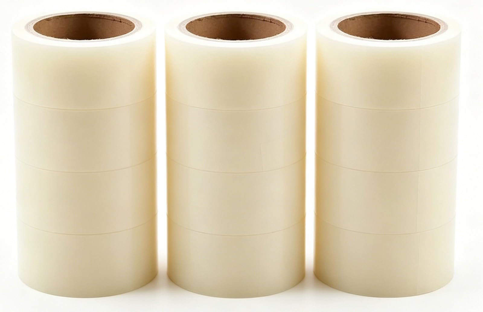 Pellicola Monouso per Scarpe, Foro Interno da 1,41/3,1 Pollici, Larghezza 15/16 DM, Facile da Usare per Macchine Copriscarpe Automatiche in Aree di Lavorazione Alimentare(3 Roll*7.5CM+15CM)