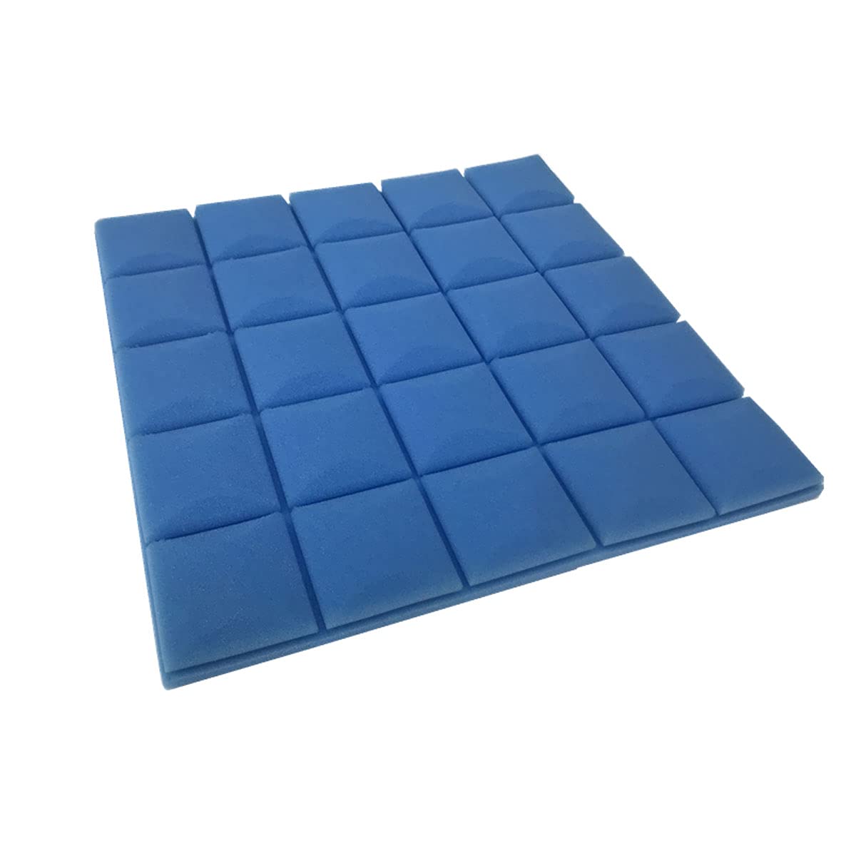 Acústico Paneles Insonorización Tratamiento de Sonido de Estudio Ignífugo Alta Densidad 50x50x3cm 10 Pack(Color:Azul)