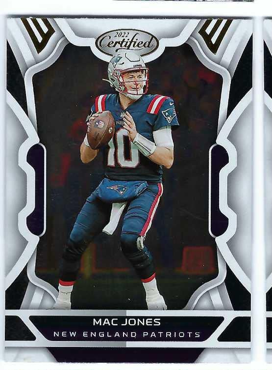 MAC JONES 2022 Panini Certified #67 Football Card New England Patriots