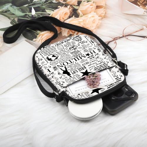 POFULL Musical Lover Crossbody Bag Musical Merchandise Theater Fans Gift3