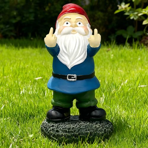 Zefrorden Gartenzwerge, Gartenornamente für Draußen, Freche...
