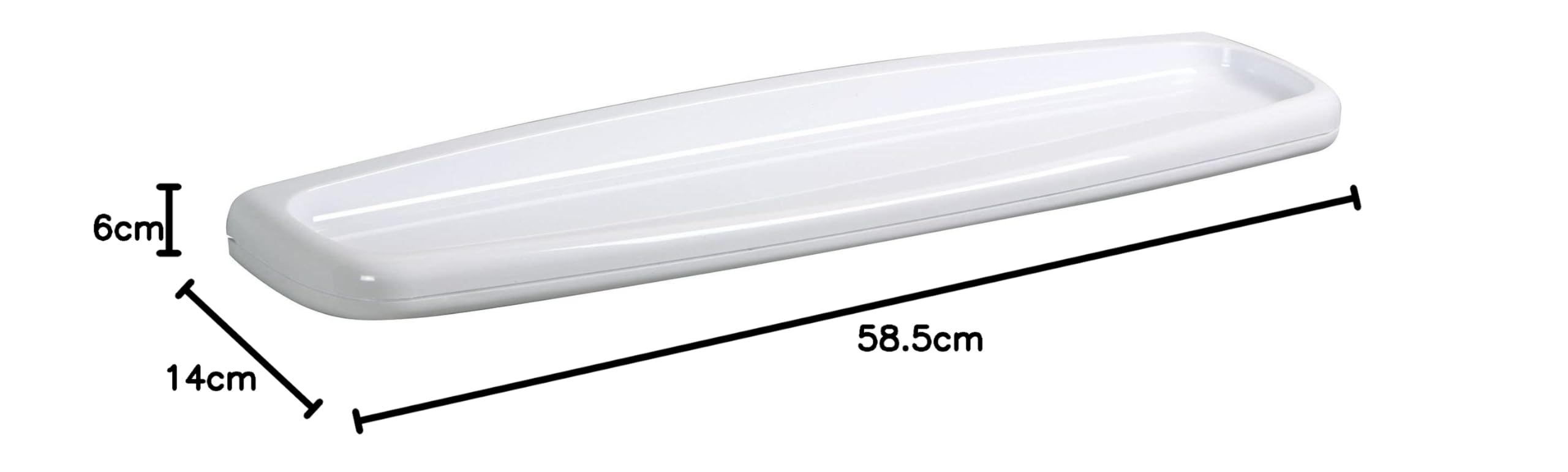 Tablette pour sanitaires Rossignol Plastique Blanc