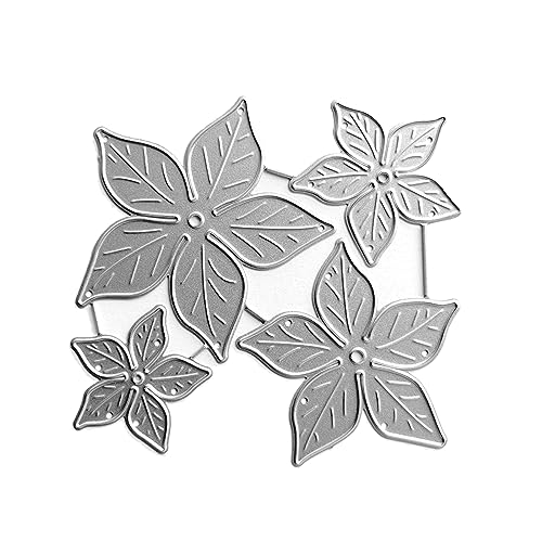 Plantillas de corte de metal con flores para álbumes de recortes, tarjetas de papel en relieve, plantillas decorativas