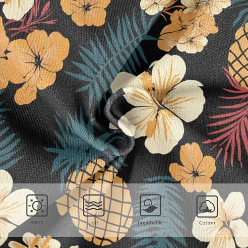 Wusikd Hibiscus Flowers Girls' Underwear Cotton Girls Briefs Soft Toddler Underwear 2T3