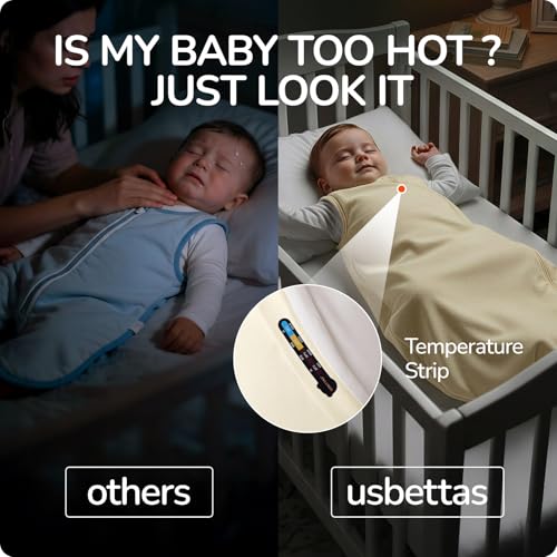 Image of 2.5 Tog Baby Sleep Sack 3-6 Months, Supersoft Quilted Cotton Thermostatic Toddler Sleeping Sack for Babies Infant, 2-Way Zipper Warm Comfy Baby Wearable Blanket