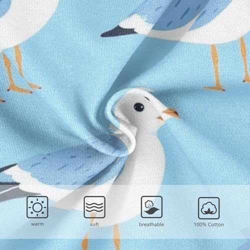 Wusikd Seagull Boys' Underwear Cotton Cute Boys Briefs Soft Toddler Underwear 2T3