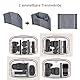 bagsmart Kameratasche Große Umhängetasche Schultertasche, für DSLR SLR-Kamera und Zubehör, Rosa