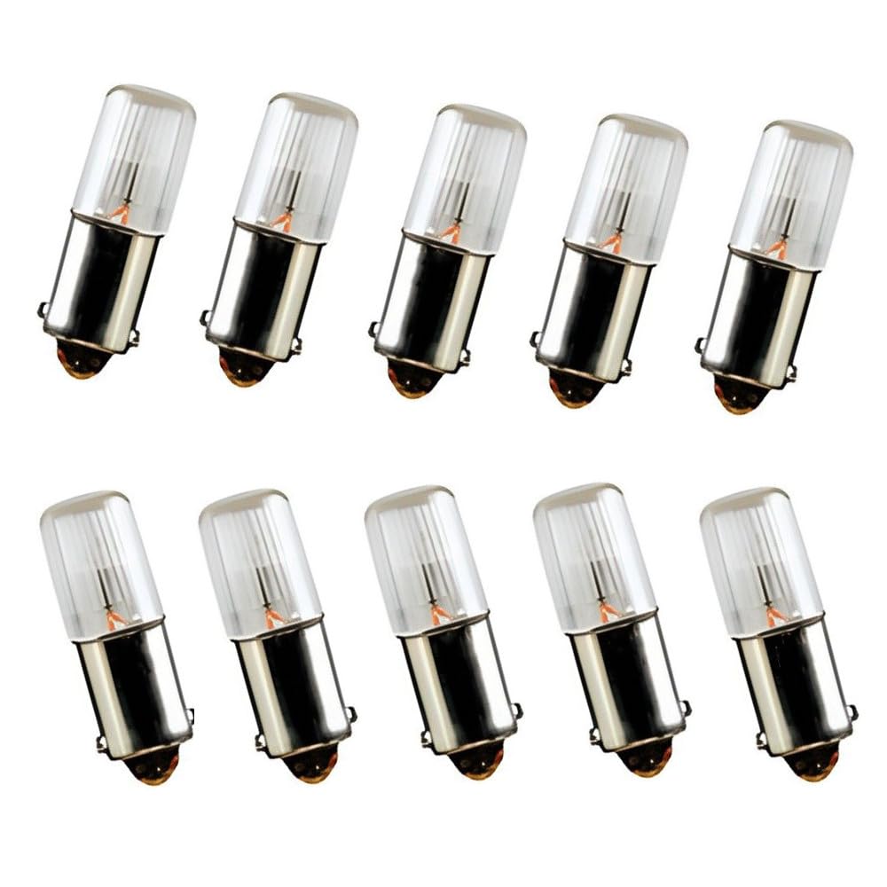 WYZBEN 10 Pcs Replacement Neon Indicator Light Bulbs 0.25W NE51H