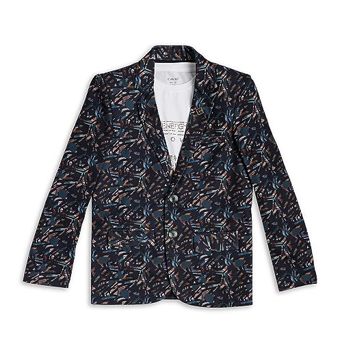 Image of CAVIO Boys Printed Blazer and T-Shirt