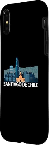 Miniatura 8 de iPhone 11 Santiago de Chile Skyline Silhouette Outline Sketch Case