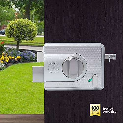 Image of Cinco Stark Bolt with Latch and Deadbolt with Thumbturn, Silver
