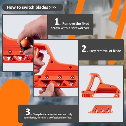 Plasterboard Fast Cutter Plasterboard Edger Gypsum Board Hand Plane Edge Chamfer Woodworking Hand Tool Cutting Tools Chamfer ( 45+ 60 degrees ) - Image 3