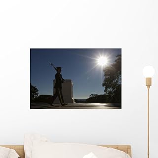 Wallmonkeys Honor Guard Tomb Unknowns Wall Mural Peel and Stick Graphic (18 in W x 12 in H) WM243776