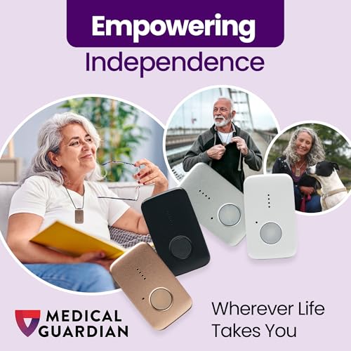 Medical Guardian MGMini | Get Help Instantly & Stay Independent | Medical Alert Device for Seniors | 24/7 Monitoring, GPS Tracking, Emergency Button | Subscription Required | Rose Gold - Image 3