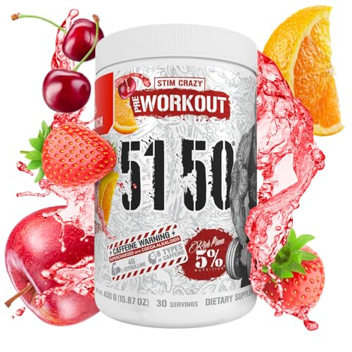 Image of 5% Nutrition 5150 High Stim Pre Workout Powder (Fruit Punch)