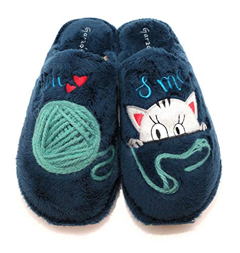 BUONAROTTI Zapatilla CASA Mujer Garzon Piso EVA You - Mujer Color Marino Talla 38