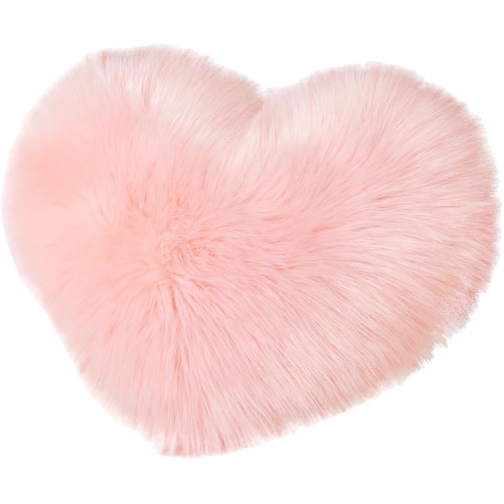 Coussin en forme de cœur VALICLUD décoratif et moelleux pour maison