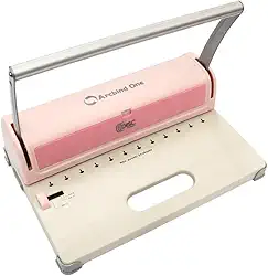 Encadernadora Furo Cogumelo Para Discos Soft Rosa Marpax