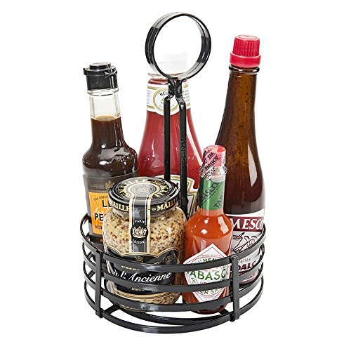 Garcia de pou Panier Condiments 15,5X24 Cm Noir Fer - 1 unités