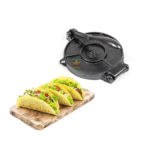 Oro Import Cast Iron Tortilla Press Corn Tortillas Tortilladora 6.5