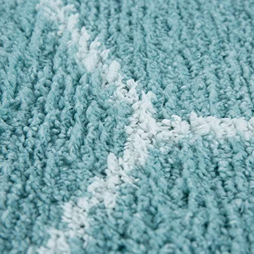 Paco Home Badematte Badteppich Teppich Badezimmer Badvorleger Duschvorleger Skandinavisches Muster Waschbar rutschfest… – Bild 4