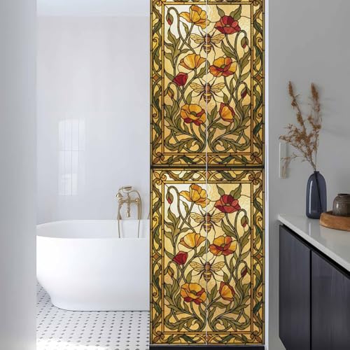 Vinilo decorativo para ventana privacidad, 17.7 x 78.7 pulgadas miniatura 3