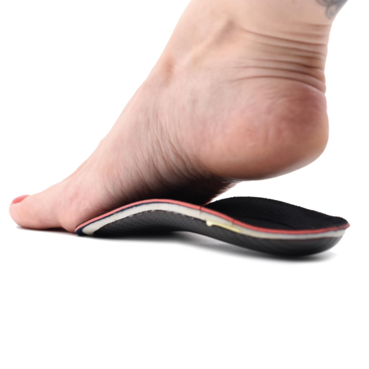 Solette Tallone SMOU Heel – Sollievo per Fascite Plantare, Dolore al Tallone e Spina Calcaneare – Plantare Ortopedico Corto con Supporto dell’Arco – Uomo Donna per Tutte le Scarpe