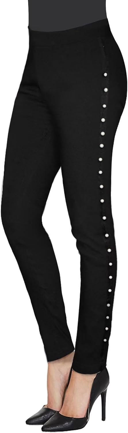 Hybrid & Company Women's Elastic Waist Leggings