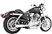Freedom HD00319 Exhaust (3 1/4" Racing Slip Chr/Black Tip Dyna)