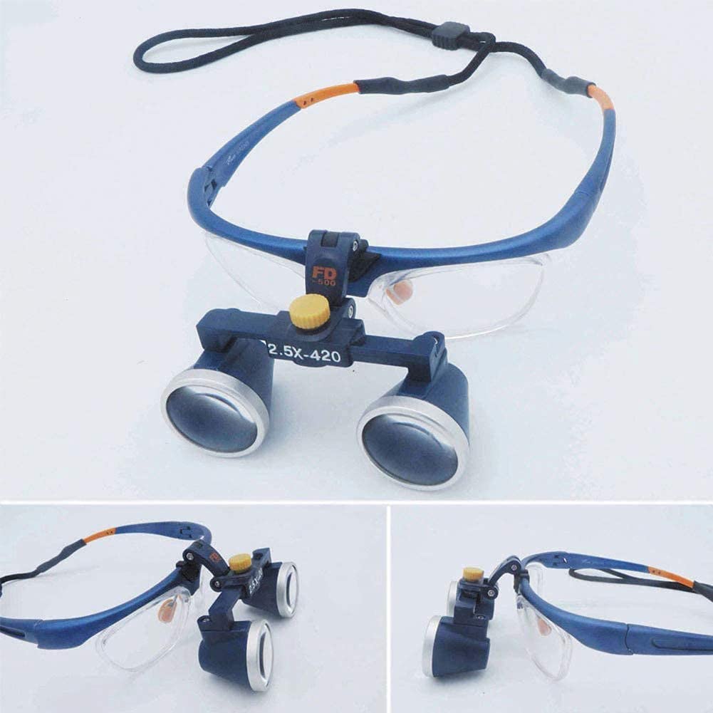 Lenti d'Ingrandimento, Lenti d'Ingrandimento 2,5X 3,5X Binocolo Lente d'Ingrandimento Professionale Fascia per la Testa Lente d'Ingrandimento,