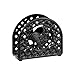 Home Basics Cast Iron Rooster Napkin Holder / Freestanding Tissue Dispenser Organizer for Kitchen Countertop, Durable, Sturdy, Home Décor Black Measures 5.5