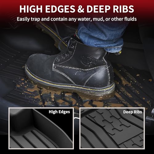 Image of LASFIT Floor Mats for Lincoln Nautilus 2019-2023 Black