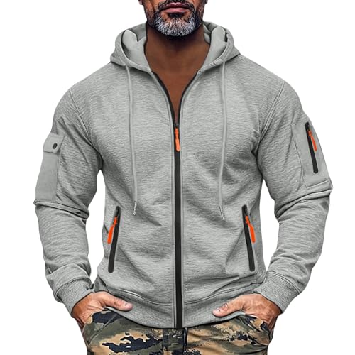 Ymosrh Men's Sweatshirts Hoodies, Long Sleeve Hooded Sweatshirts Casual Athletic Workout Fall Winter Hoodie Pullover, M-3XL3