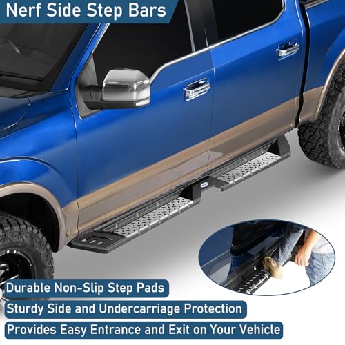Estribos laterales Hooke Road para Ford F-150 y F-250 miniatura 3