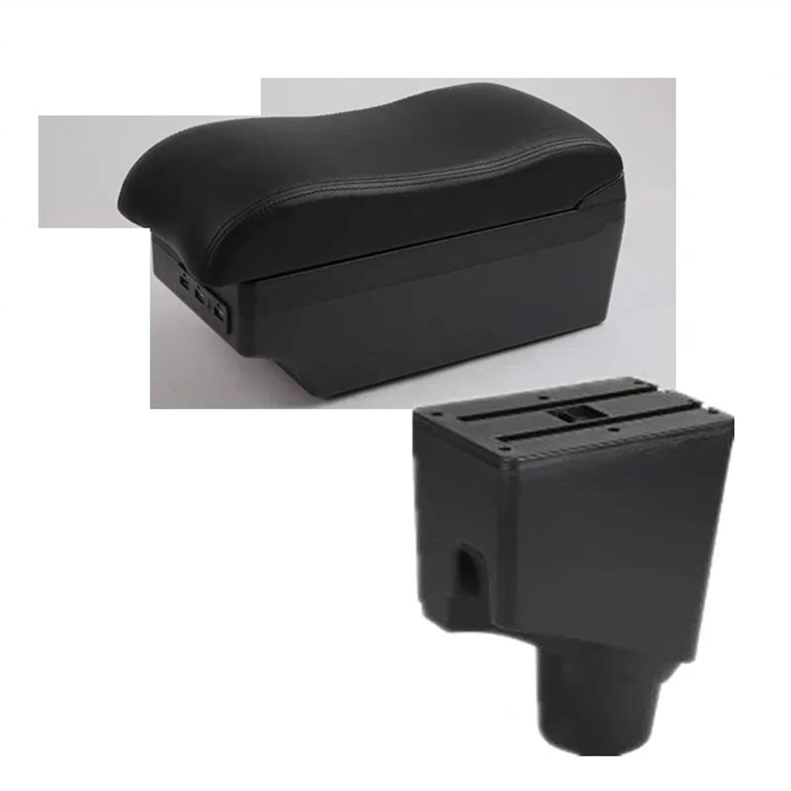 Ysdsls C Black Line 7Usb Car Armrest Box 2015-2023 Retrofit Parts Interior Storage Usb For Yaris Hybrid