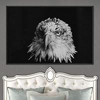 Framed Canvas Wall Art Eagle Canvas Prints Home Artwork Decoration for Living Room,Bedroom - 16x24 inches