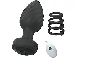 Remote Controlled Vibrating Anal and Penis Ring Combo
