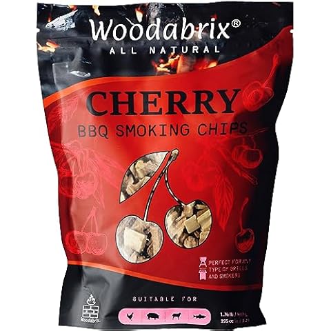 Woodabrix Cherry Wood Chips for BBQ Cover