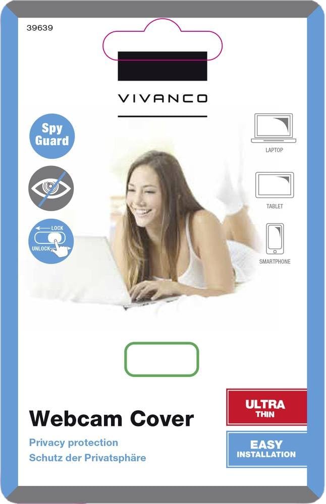 Cache pour webcam Vivanco IT-Sec 1 pour bloquer les regards indiscrets et protéger votre intimité - 3