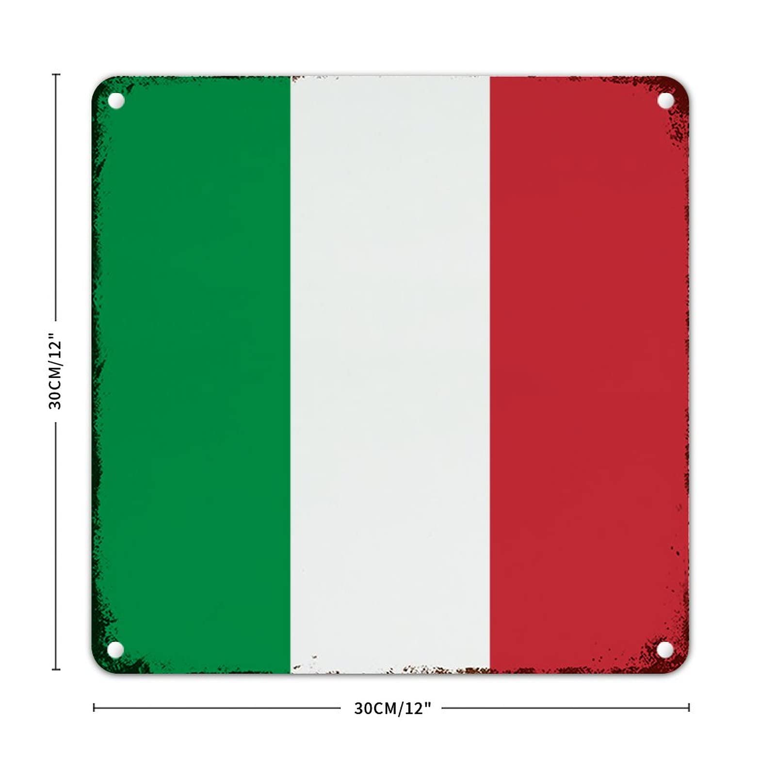 Targa in metallo per souvenir in stile country, con scritta in lingua inglese ''China Country Souvenir'', con bandiera nazionale in metallo, decorazione da parete in metallo vintage per portico