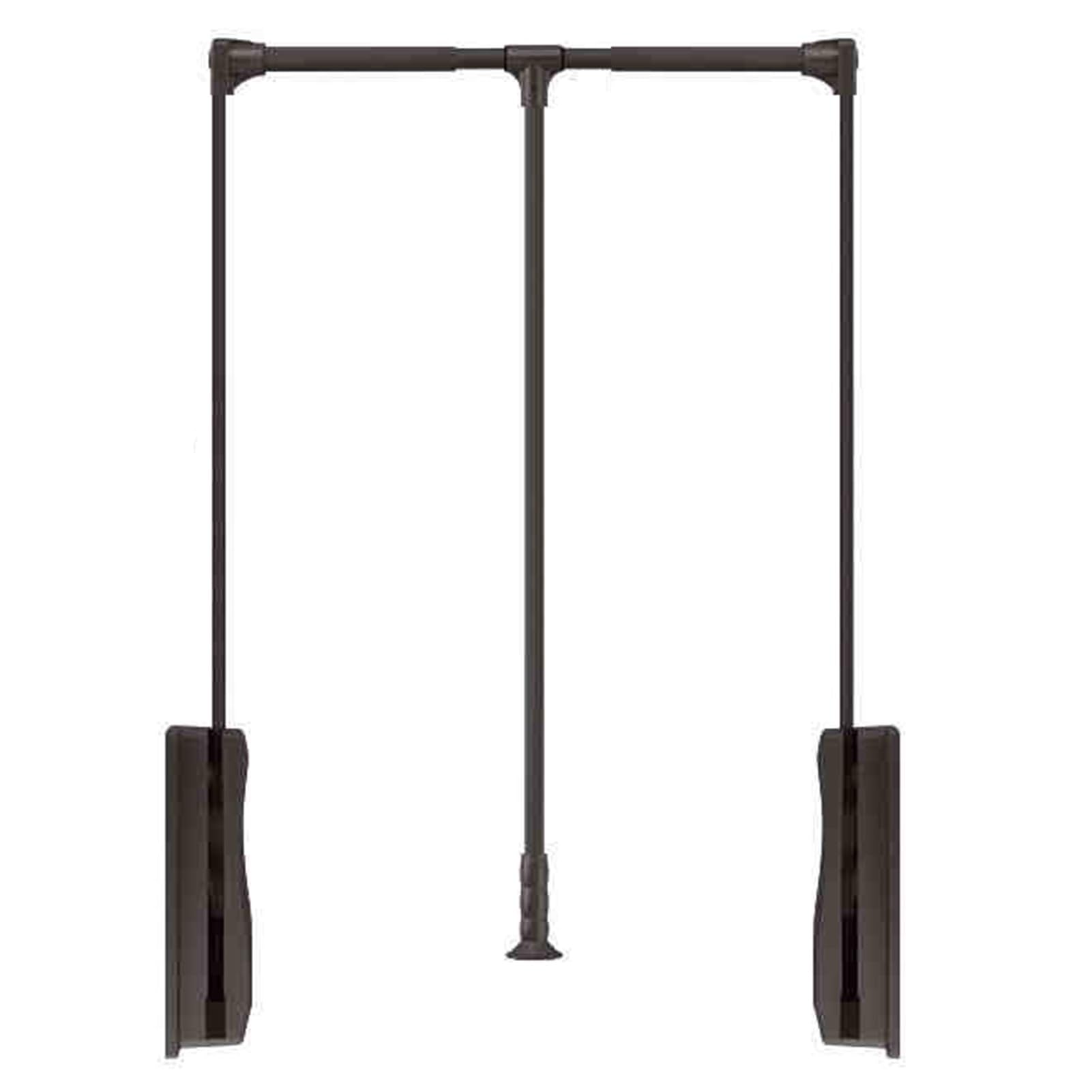 GLETSF Retractable Wardrobe Hanger Doublesided Pulldown Clothes Rail For Closet Spacesaving Lifting Storage System For Wardrobe,Color2-930~1250mm