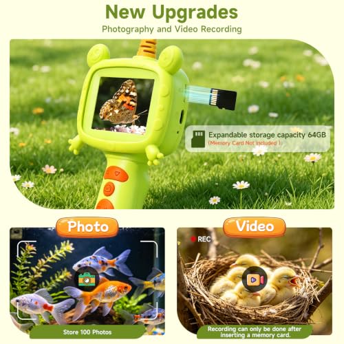 Kids Borescope Camera with Light, Snake Camera Toys for Boys Girls Age 3+ - image 2