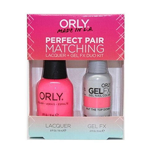 ORLY Perfect Pair Lacquer + Gelfx Put The Top Down