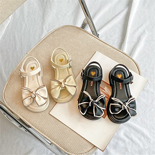 Girls Sandals Casual Open Toe Design Sandals Bowknots Flat Sandals Summer Dress Shoes Toddler Girl Sandals2